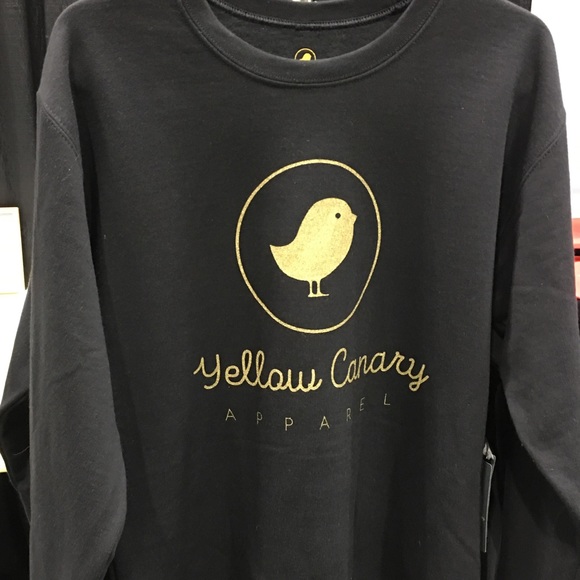 Crewneck Sweatshirt by Yellow Canary Apparel - New - Picture 3 of 4